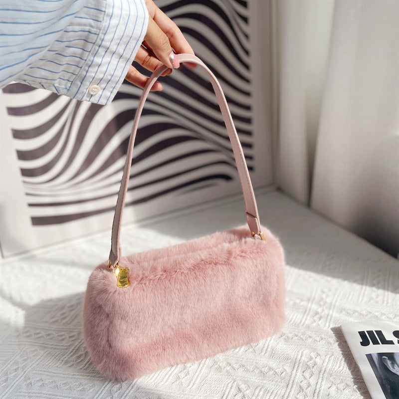 Plüsch Handtasche Rechteck