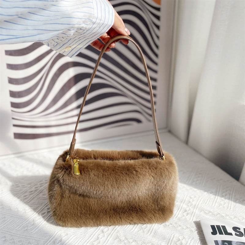 Plüsch Handtasche Rechteck