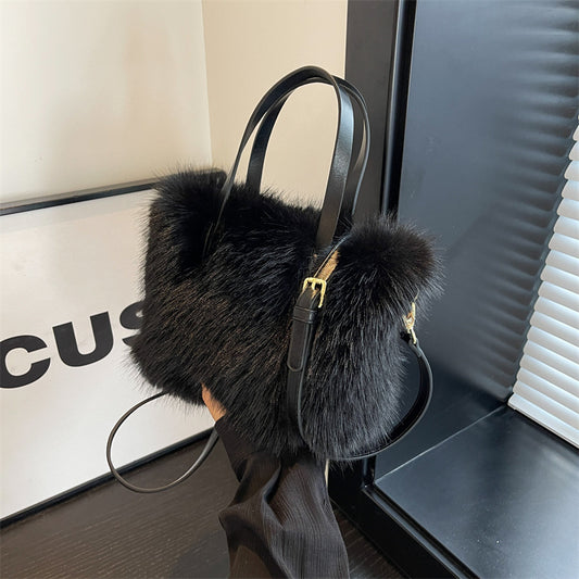 Plüsch Handtasche